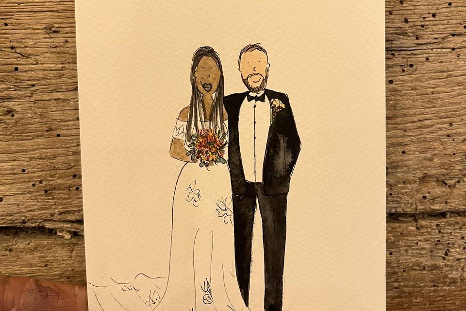 Bride and groom