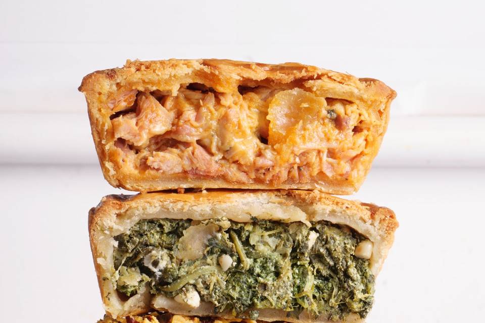 A selection if pies
