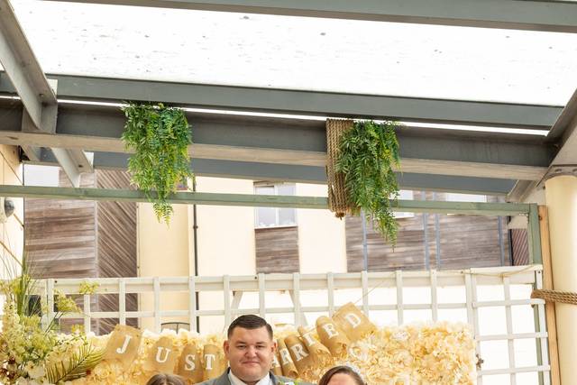 Wedding family portrait