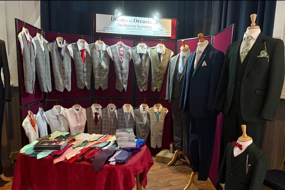 Wedding Fayre set uo