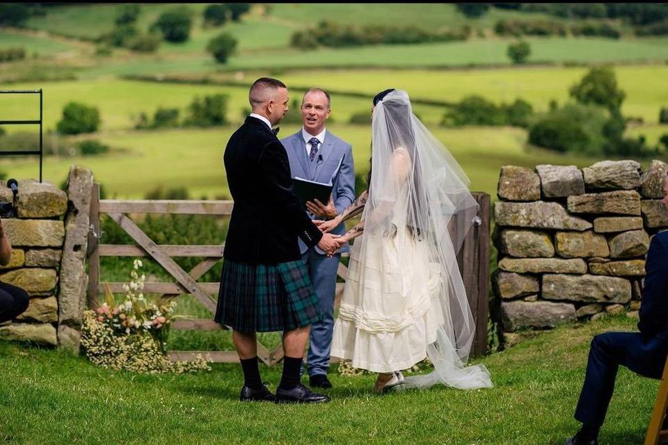 Danby Castle Wedding