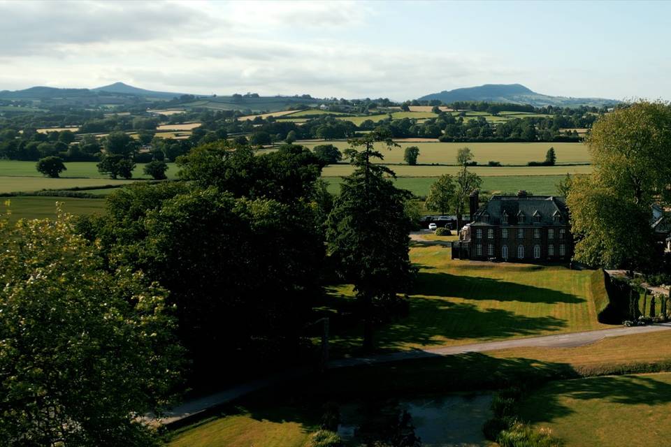 Drone Sant Ffraed House