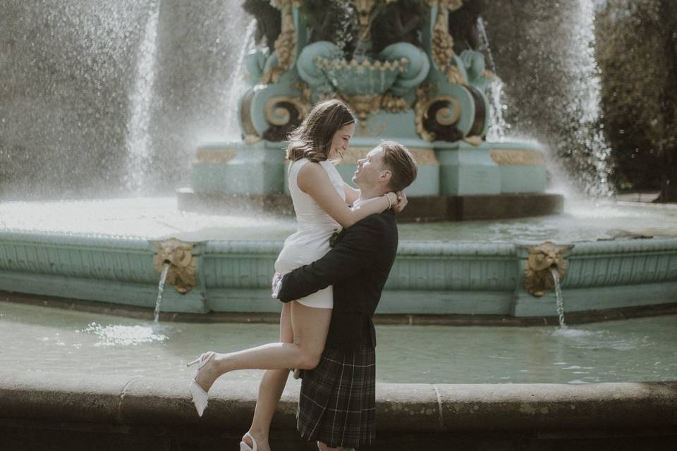 Ross Fountain elopement