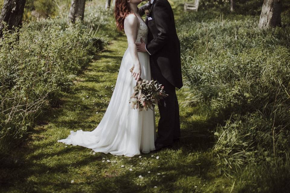 N & G at Neidpath Castle