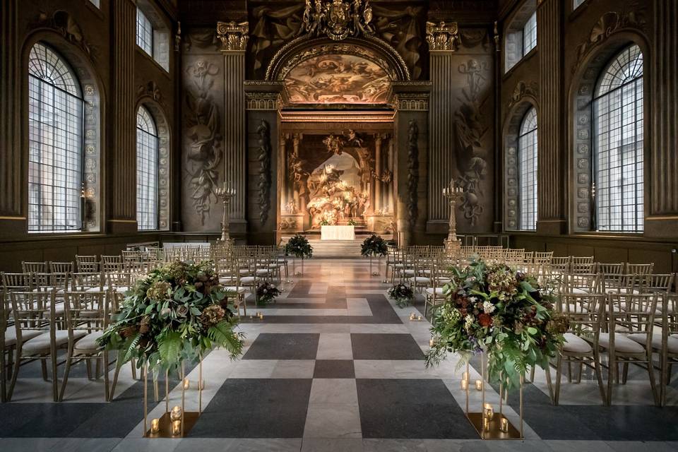 The Painted Hall civil ceremony