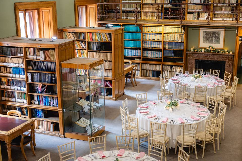 Dining at the Lower Library
