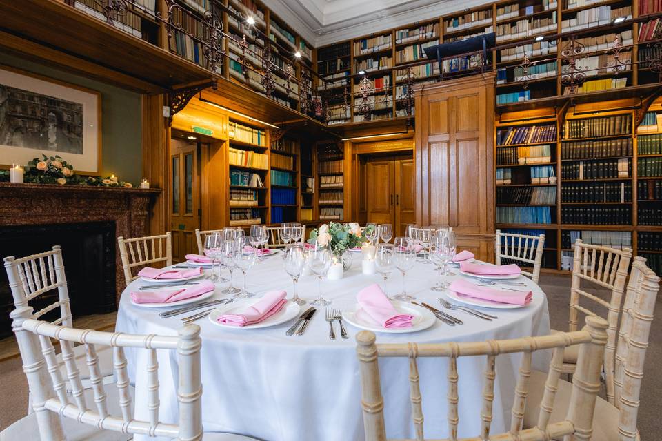 Dining at the Lower Library