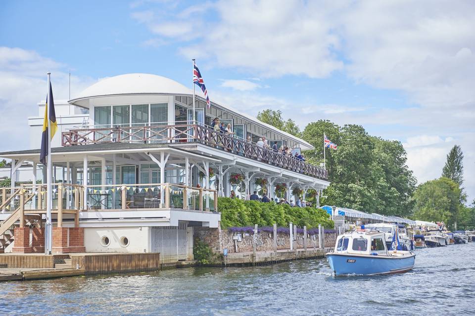 Pavilion from the river