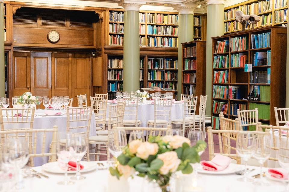 Dining at the Upper Library
