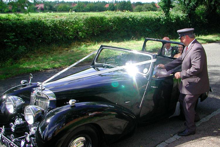 Gorgeous open top 1949 Triumph