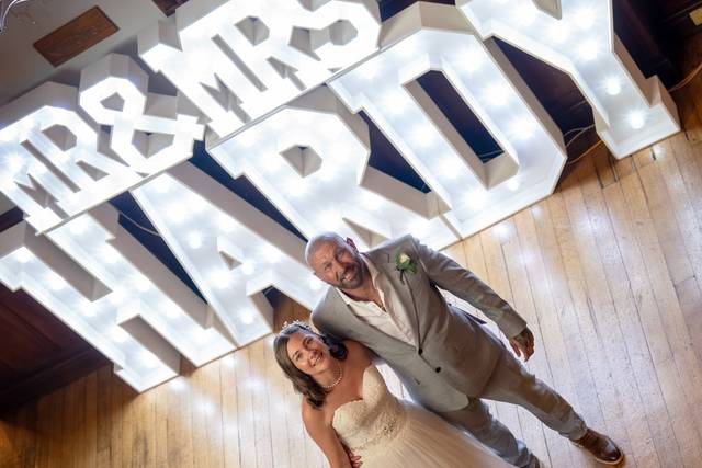 Bride and groom
