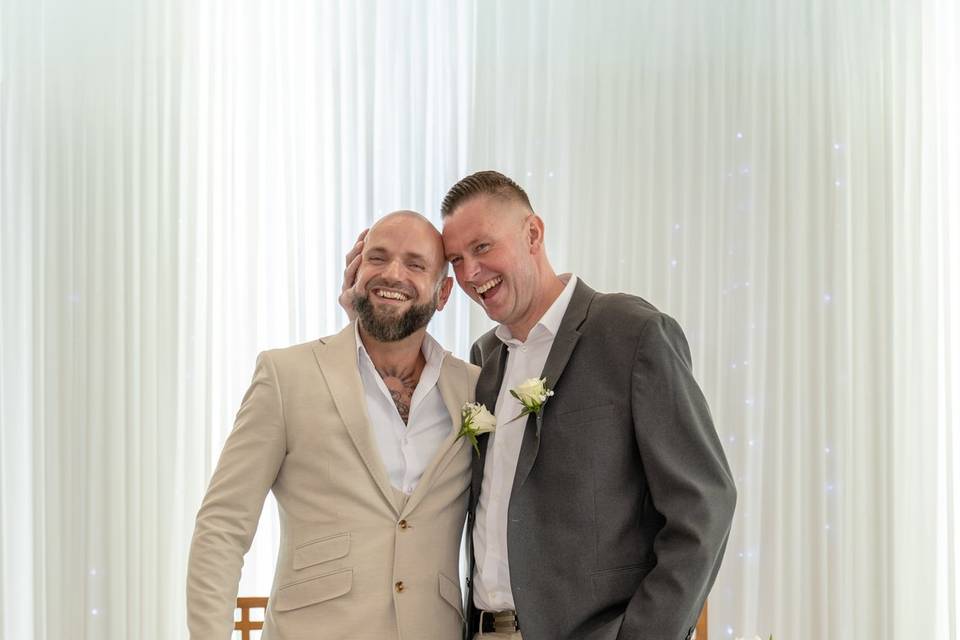 Bride and groom