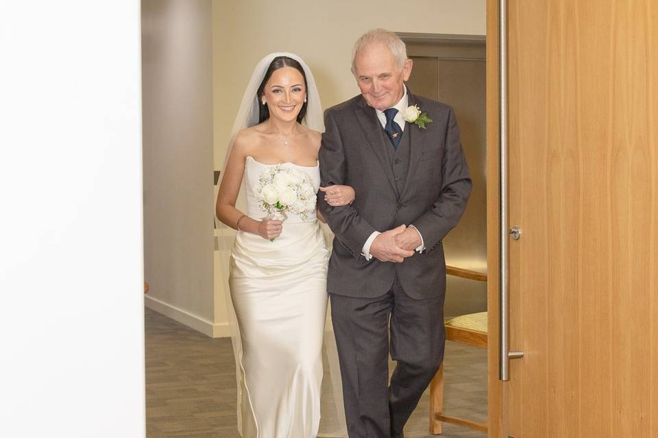 Bride and Father