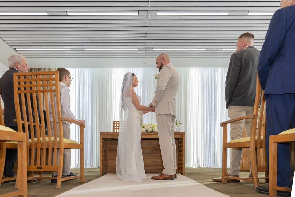 Bride and groom
