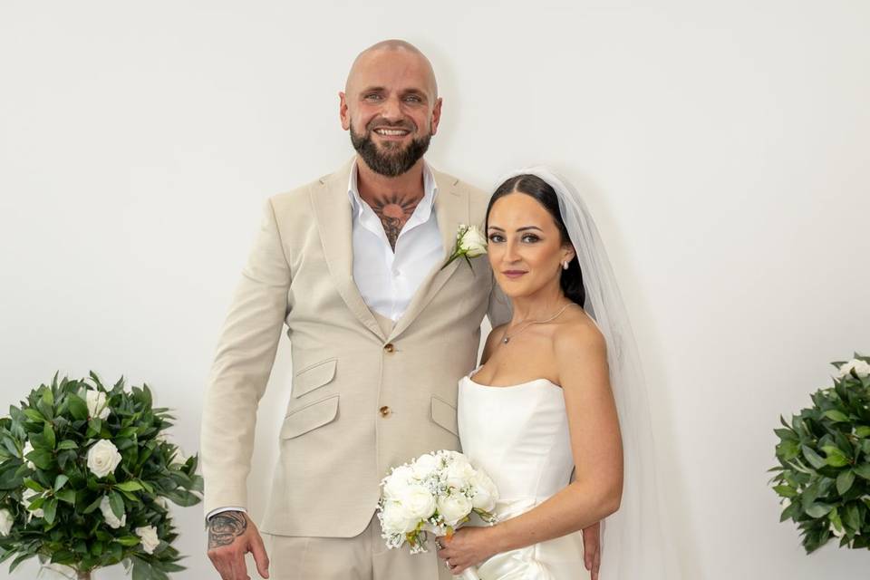 Bride and groom