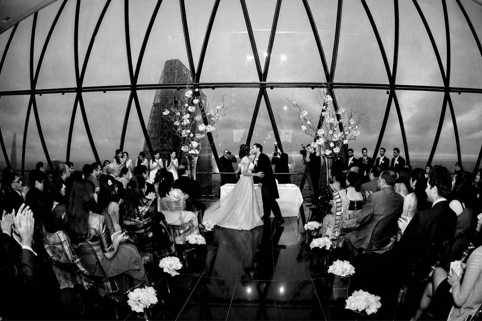 Gherkin wedding ceremony