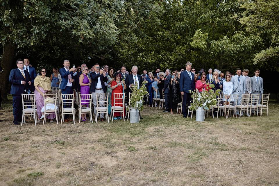 Waiting for the bride