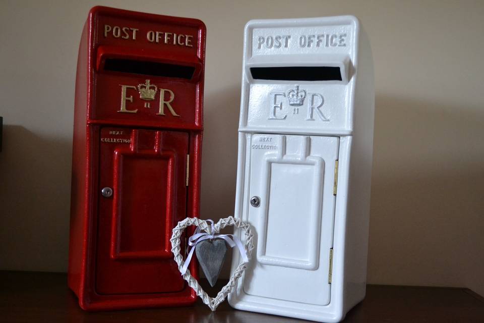 Replica post box hire