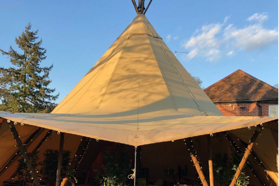 Garden Tipi in the Summer