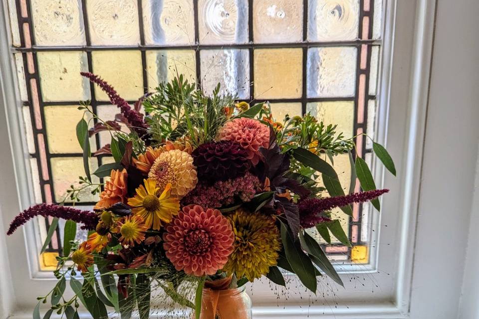 Autumnal Bridal bouquet