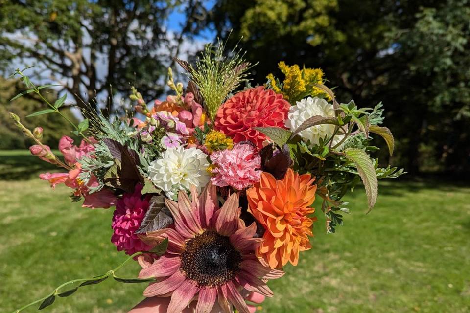 Colourful Bridal bouquet