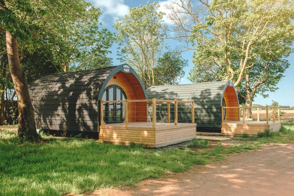 Glamping pods