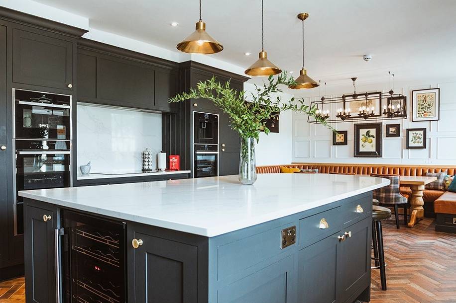 Open plan kitchen