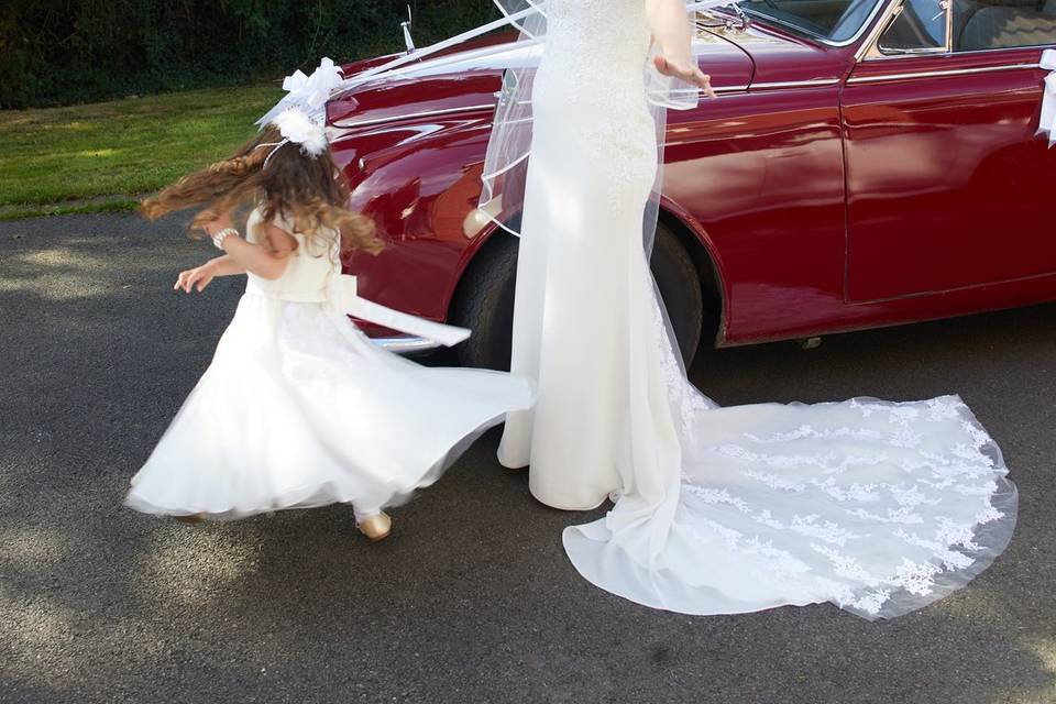 Flower Girl and Bride