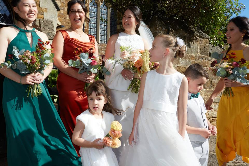 Bridesmaids and Flower Girls