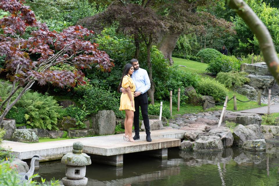 Lovers by the lake