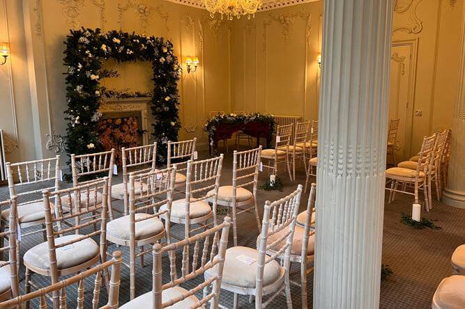 Opulent ceremony space