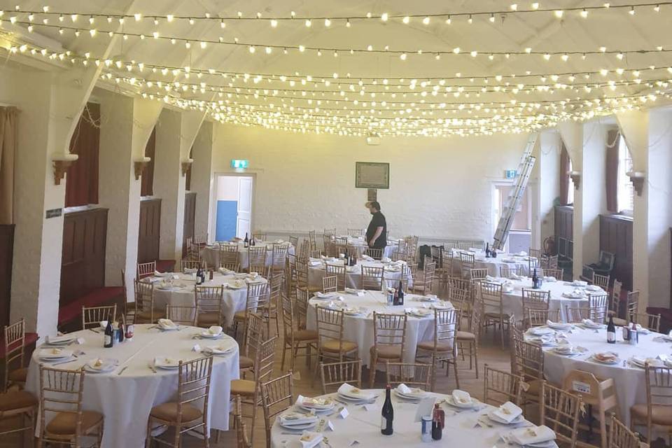 Fairy light canopy