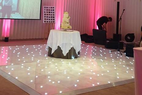 Dancefloor and uplighting