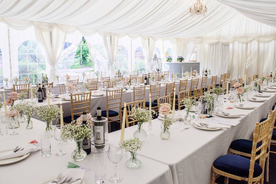 Marquee set up