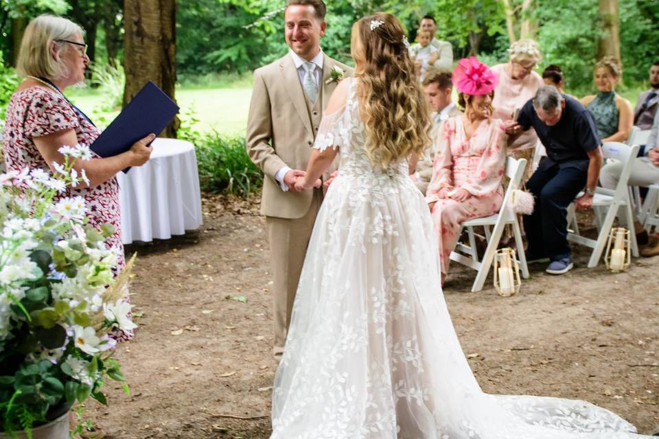 Woodland wedding