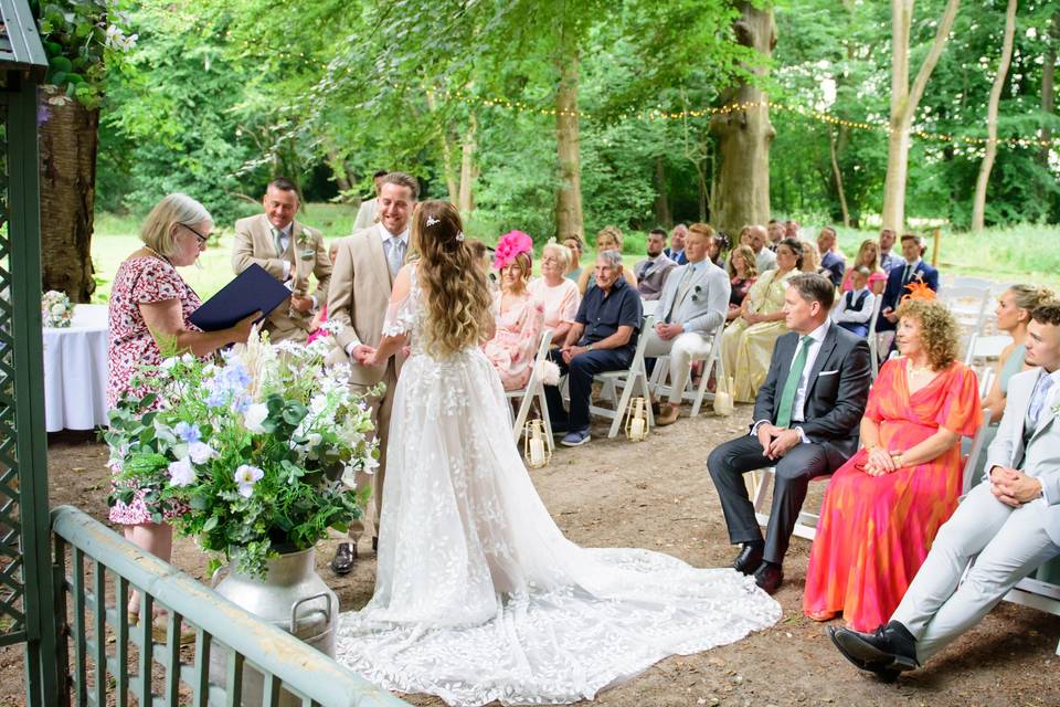 Woodland wedding
