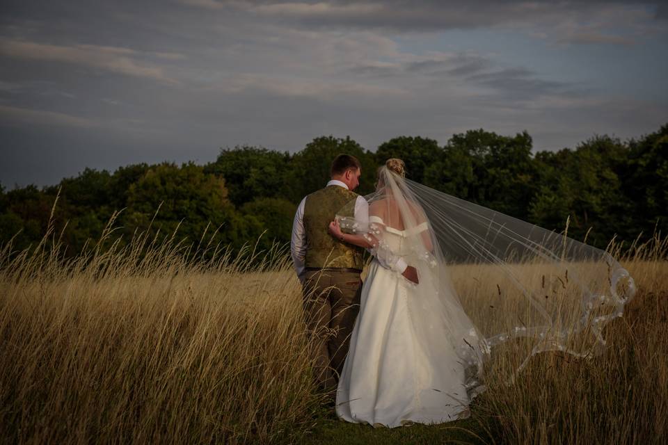 Twilight couple shot
