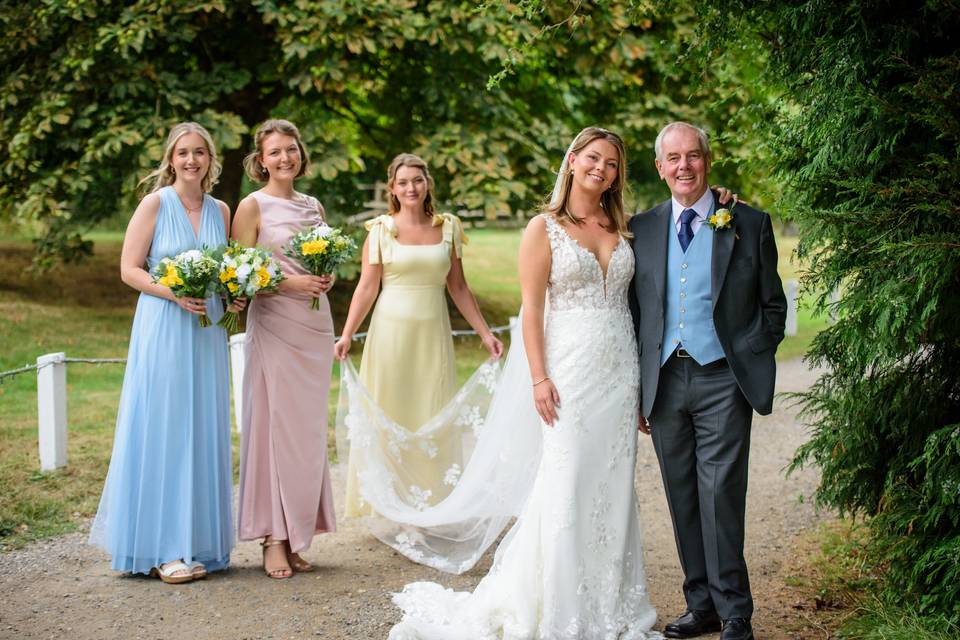 Just before the ceremony