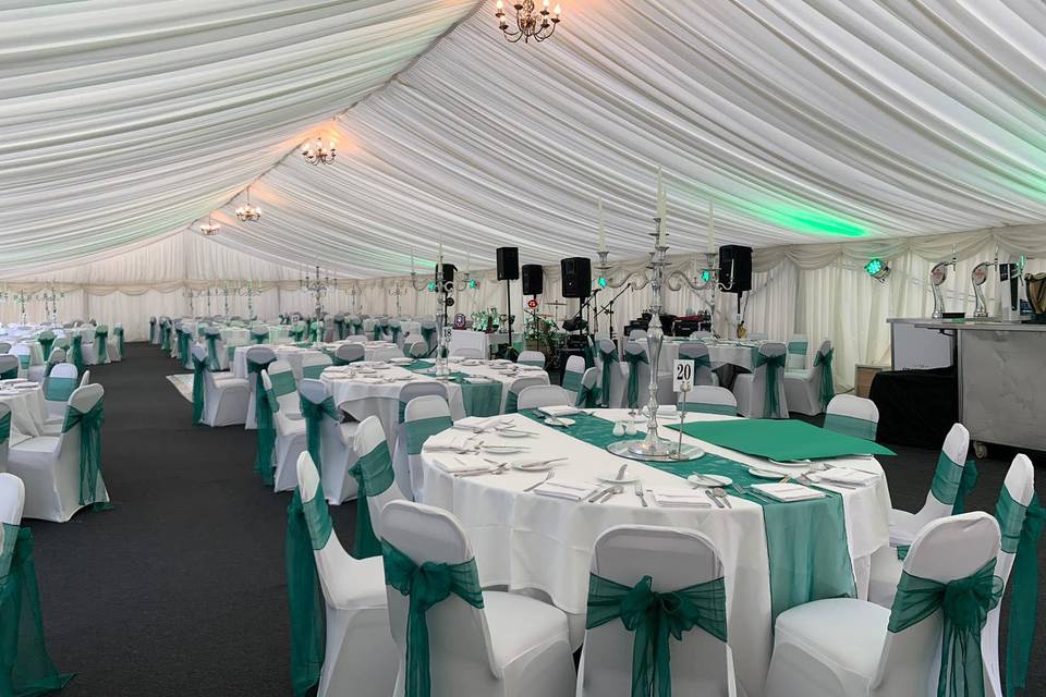 Event under marquee
