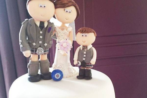 Googly Gifts Wedding Cake Toppers