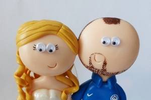 Googly Gifts Wedding Cake Toppers