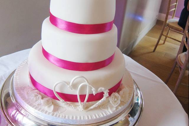 Cricket wedding topper on cake