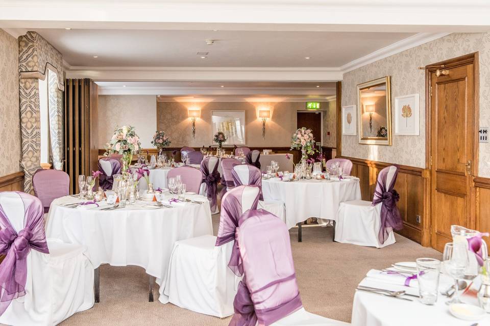 Leatham Suite Wedding Meal