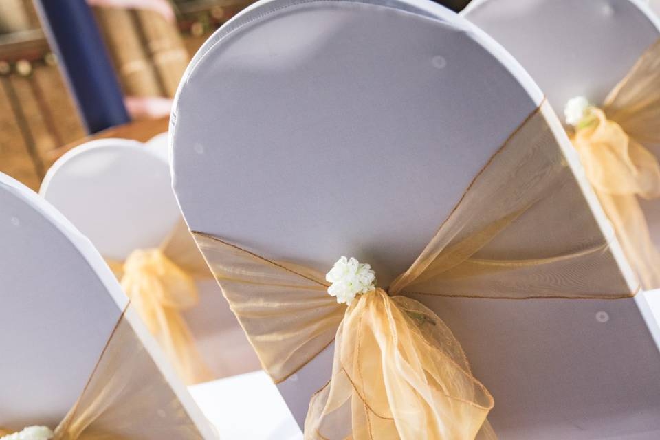 Chair covers and sashes