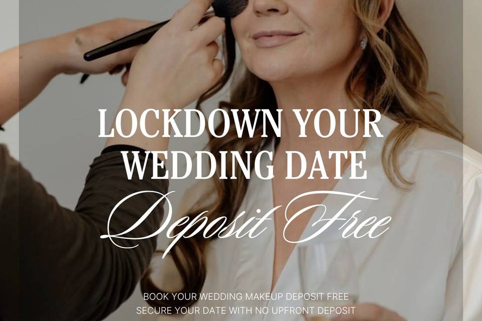 Lock down your wedding date