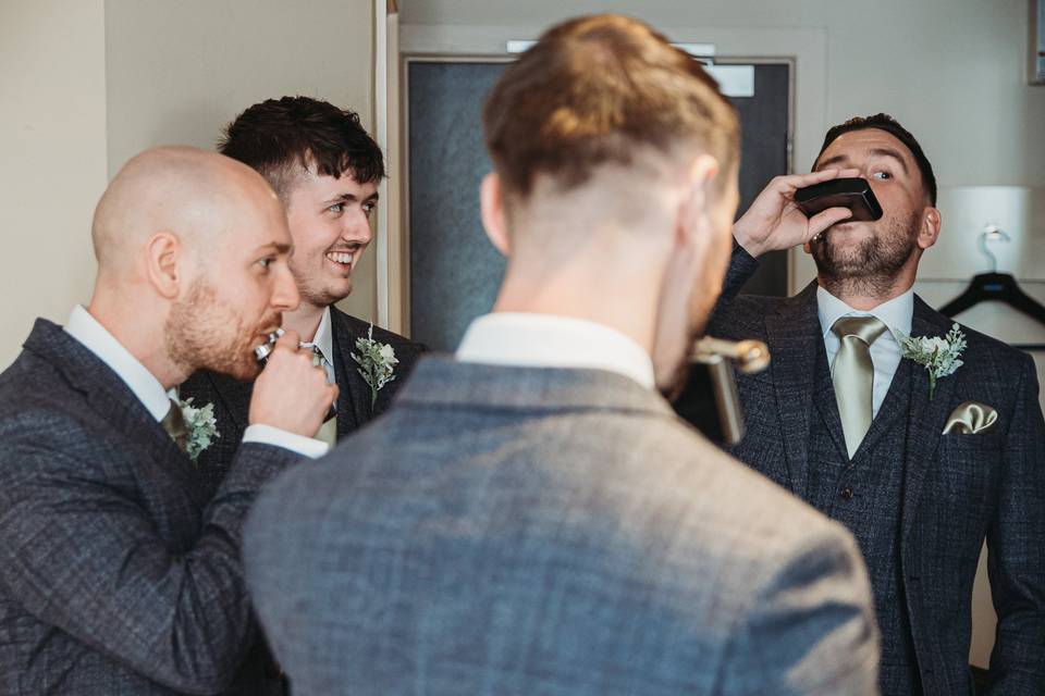 Groom prep