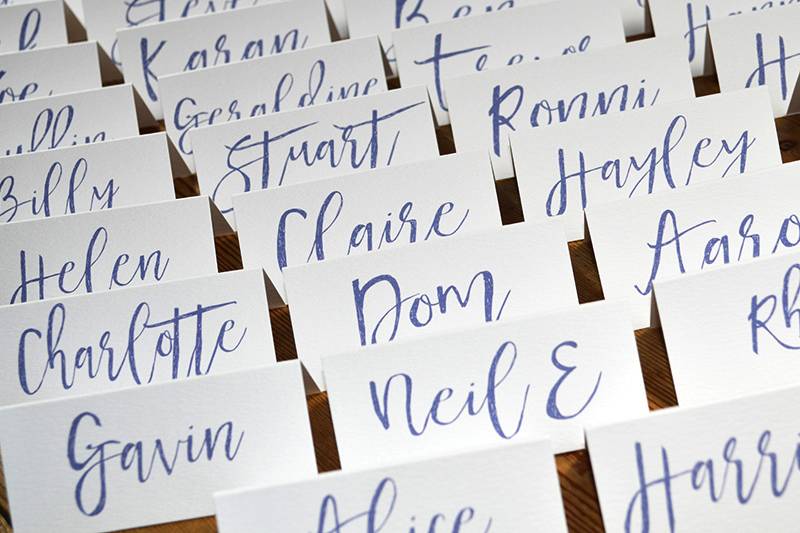 Monogram Place Cards