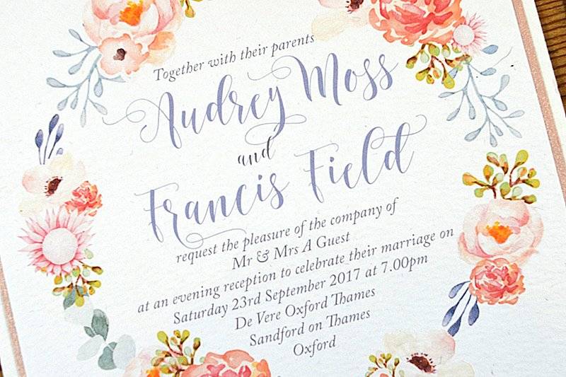 Ring of Roses Invitation