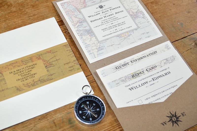 Vintage Travel Invitation