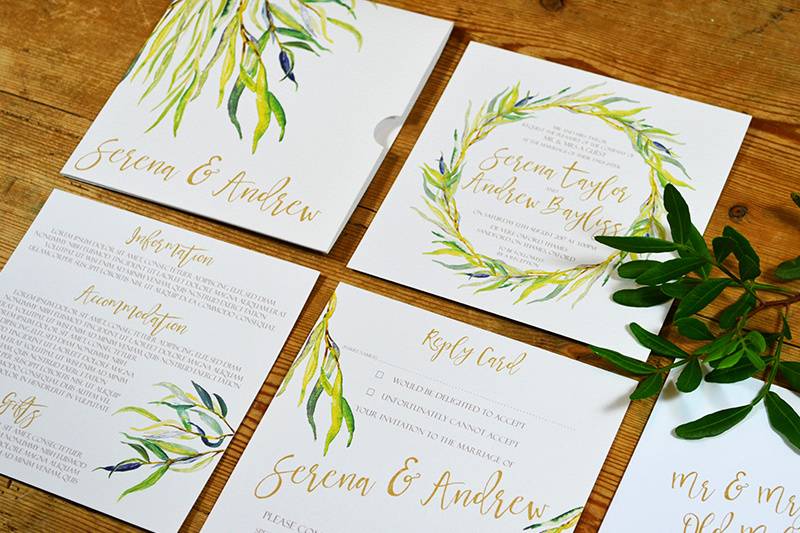 Whimsical Willow Invitation